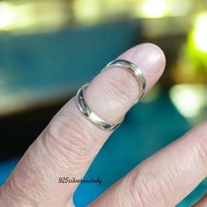 Finger Joint Ring, Special Ring For Pain Relief, Splint Ring, Swan Neck Splint For Dip Joint, Sterling Silver Swan Ring, Silver Splint Ring