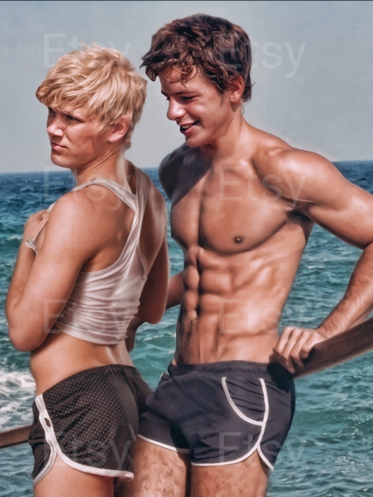 Reprint Vintage Photography Nice Guys Gay Love 1990s Photo Gay Etsy