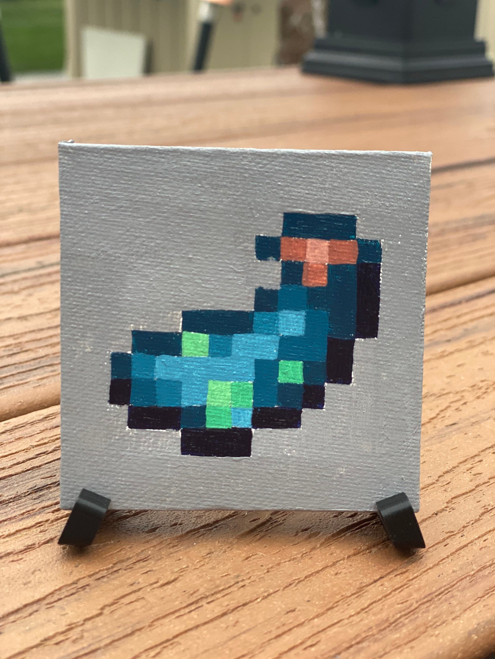 3x3 Glow Squid Ink Minecraft Inspired Etsy