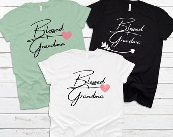 Bendita mamá camisa - bendita mamá camiseta - linda mamá camisa - camisa de regalo del día de la madre - bendita mamá camiseta - agradecido - mamá vida camisa - mamá