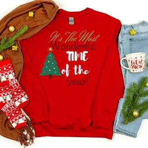 It&#39;s The Most Wonderful Time Of The Year Shirt, Christmas Shirt, Gift For Christmas, Family Christmas Shirts, Xmas shirt, Christmas T-Shirt