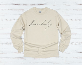 Homebody Sweatshirt: Unisex Graphic Crewneck
