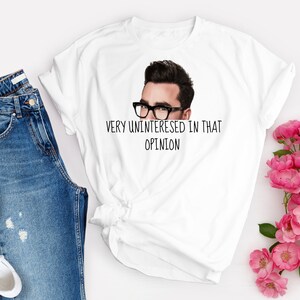 David Rose &#39;Uninterested&#39;-T-shirt: cadeau Creek-fan