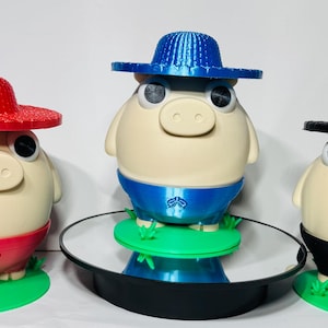 Schwein Bauer Butt Crack Wechselgeld Sparkasse für alle Gelegenheiten und Feiertage ideal für Kinder saisonal oder jeden Tag Dekor made in den USA