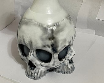 Large skull vase Halloween decoration man cave gift birthday wedding father mother son anniversary Easter valentine decor