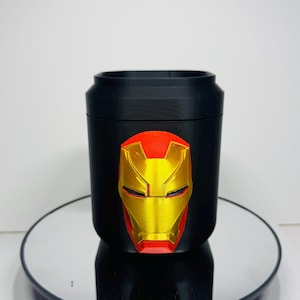Ironman inspired toothbrush holder AI generated 3D printed avengers superhero themed bathroom bedroom  quality made in the USA