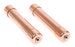 Two pieces of pure copper electrodes for Hulda Clark zappers 