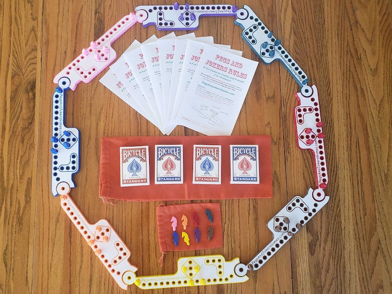 Pegs and Jokers Game Sets Etsy