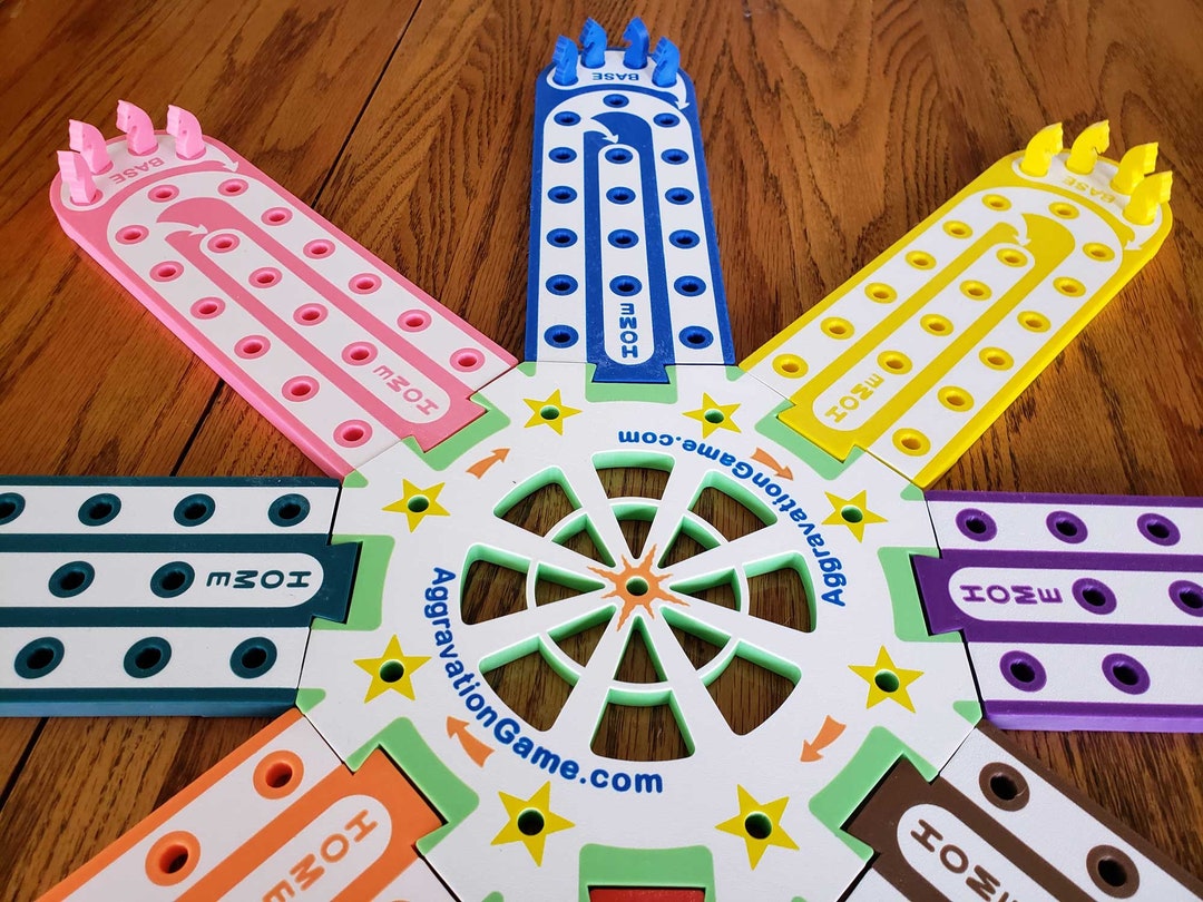 Large aggravation fast track board game 2-8 player 26 - etsy