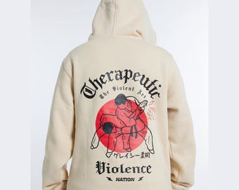 Therapeutische Gewalt | Jiu Jitsu Kapuzenpullover