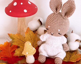 Mini bunny Buddy PDF crochet pattern