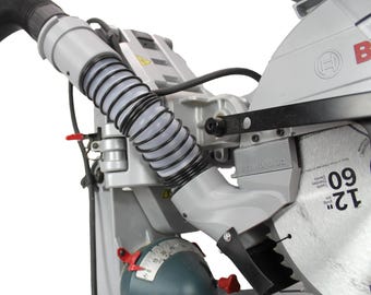 Bosch GCM12SD Miter Saw Dust Chute,  2" Hose, 3 Adapters, HEAVIEST on the market.