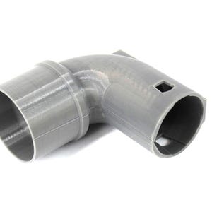 VX 90 Degree Hose Adapter,   Fits All MechWorks3d Dust Chutes