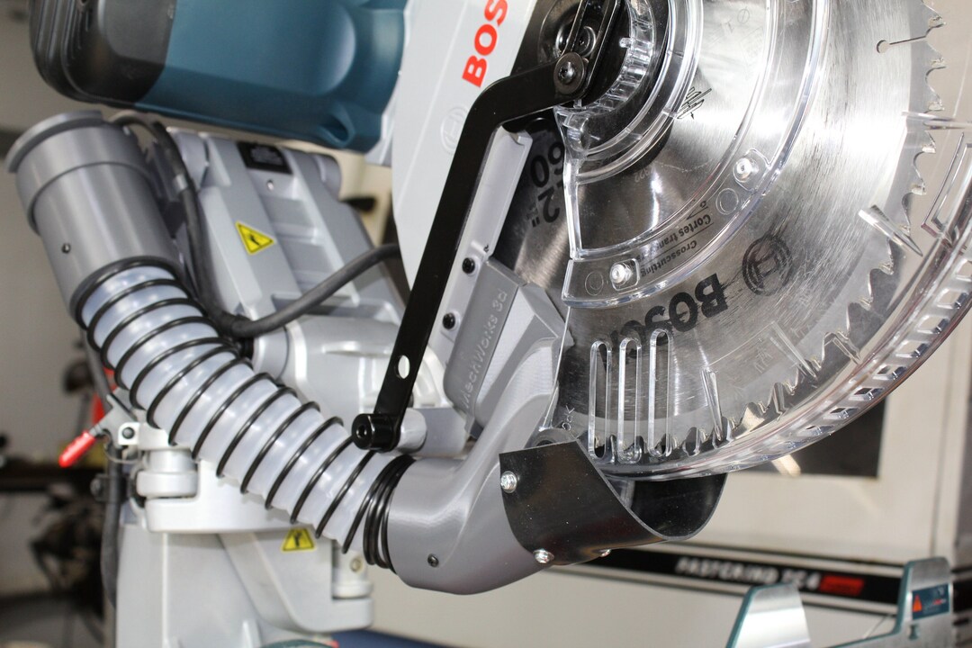 Saw Dust Collection Chute for Bosch Miter GCM12SD, Heavy Duty,