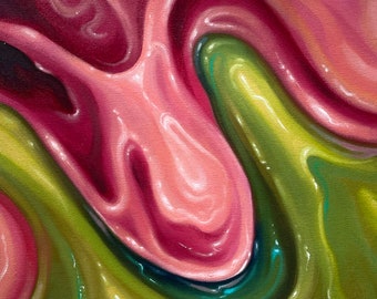 Custom Made: Original Oil Painting, Abstract, Fantasy, Inspirational, Colorful, Surreal, Figurative, Fine Art Giclee Print, Wall Art, Gift