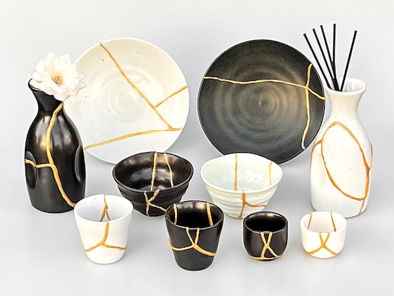 Kintsugi Kit with Black + Gold