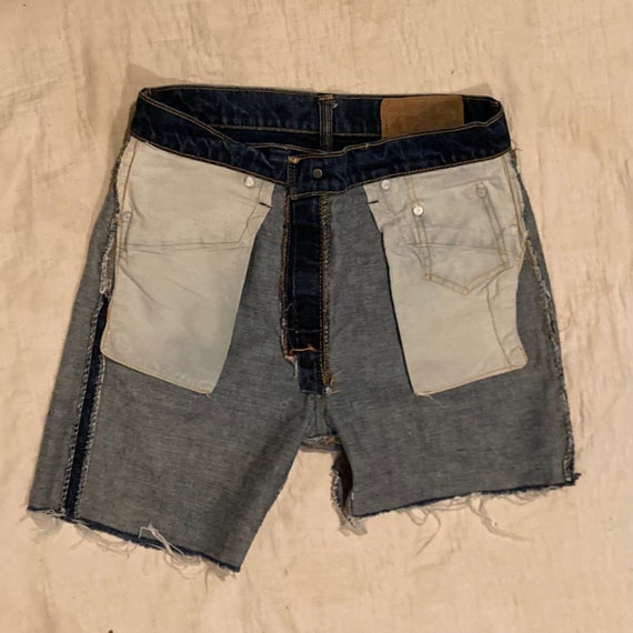 60s Levi’s 505 Cut Off Denim Shorts - image 7