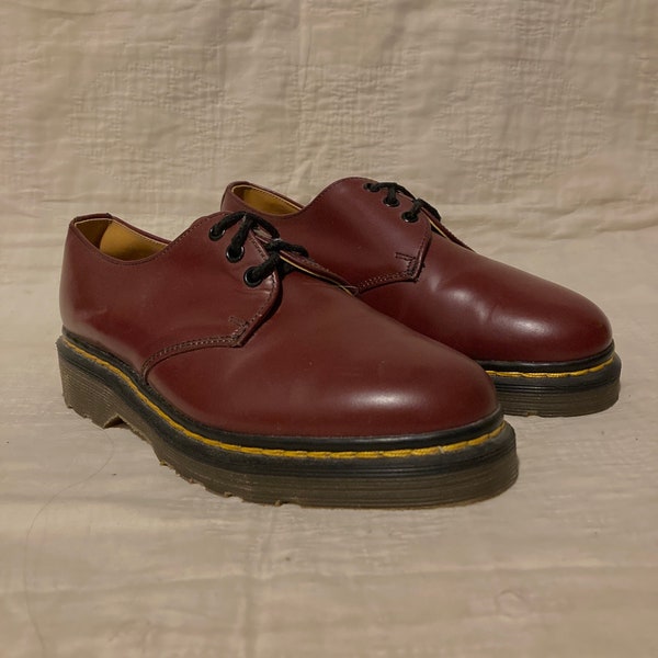 70/80s Dr Martens 1461 Cherry DS Double Stitch UK 3 Women’s 5