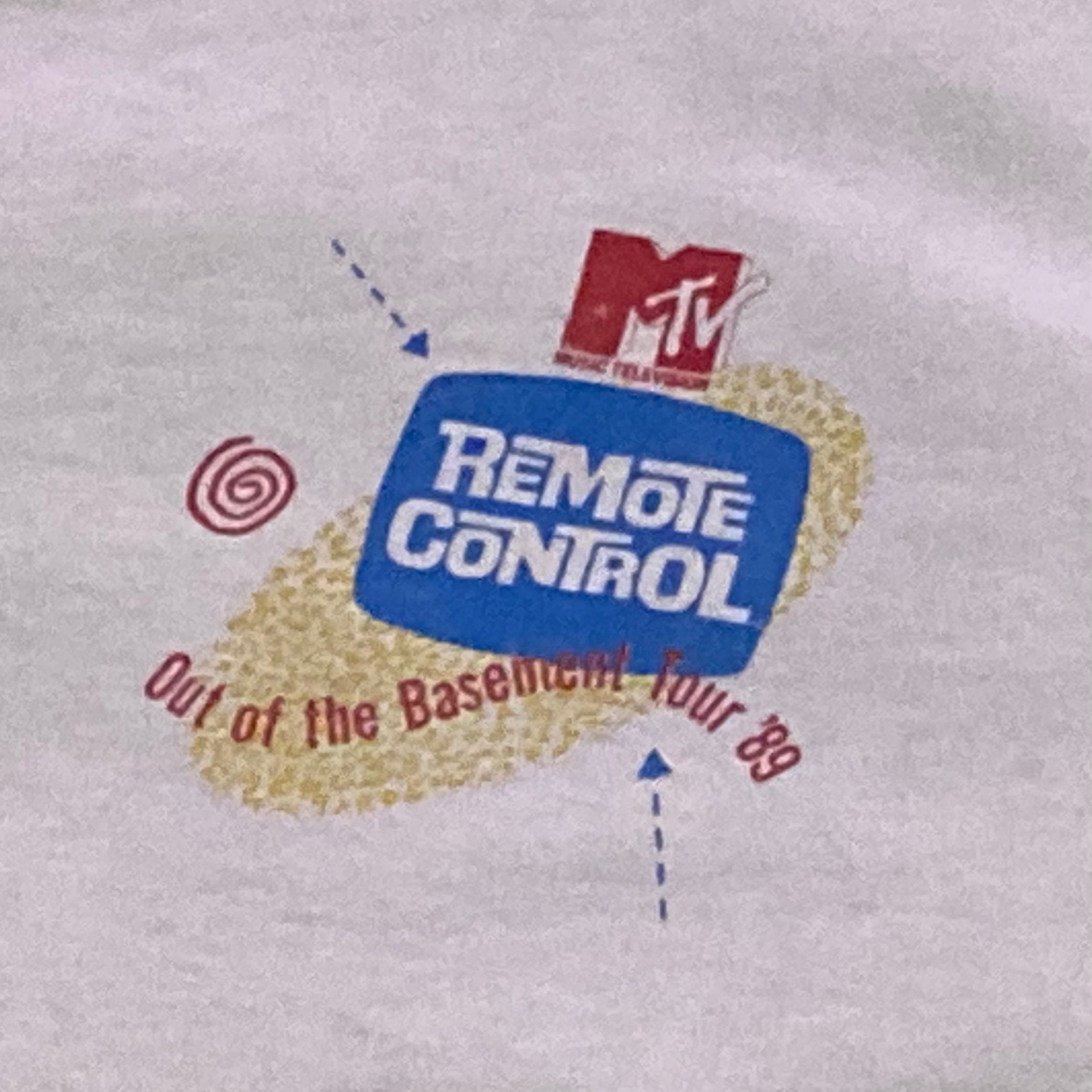 1989 MTV Remote Control Game Show Tour XL Tee Shirt 80s 1980s Etsy