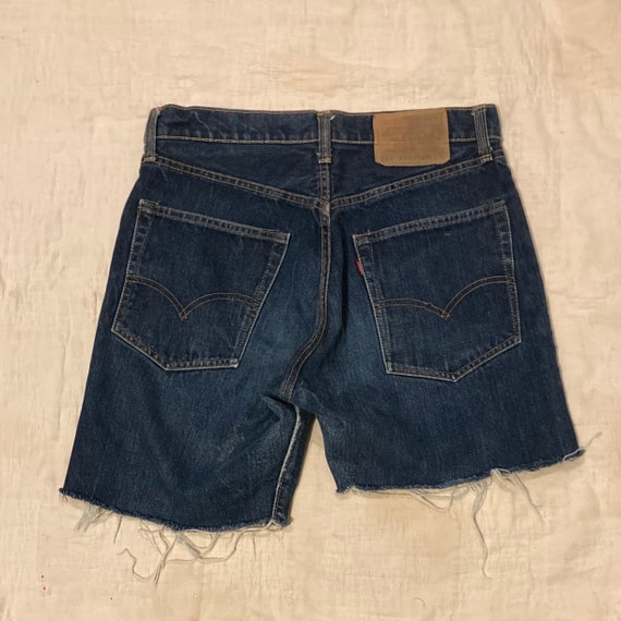 60s Levi’s 505 Cut Off Denim Shorts - image 2