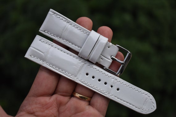 custom alligator watch straps