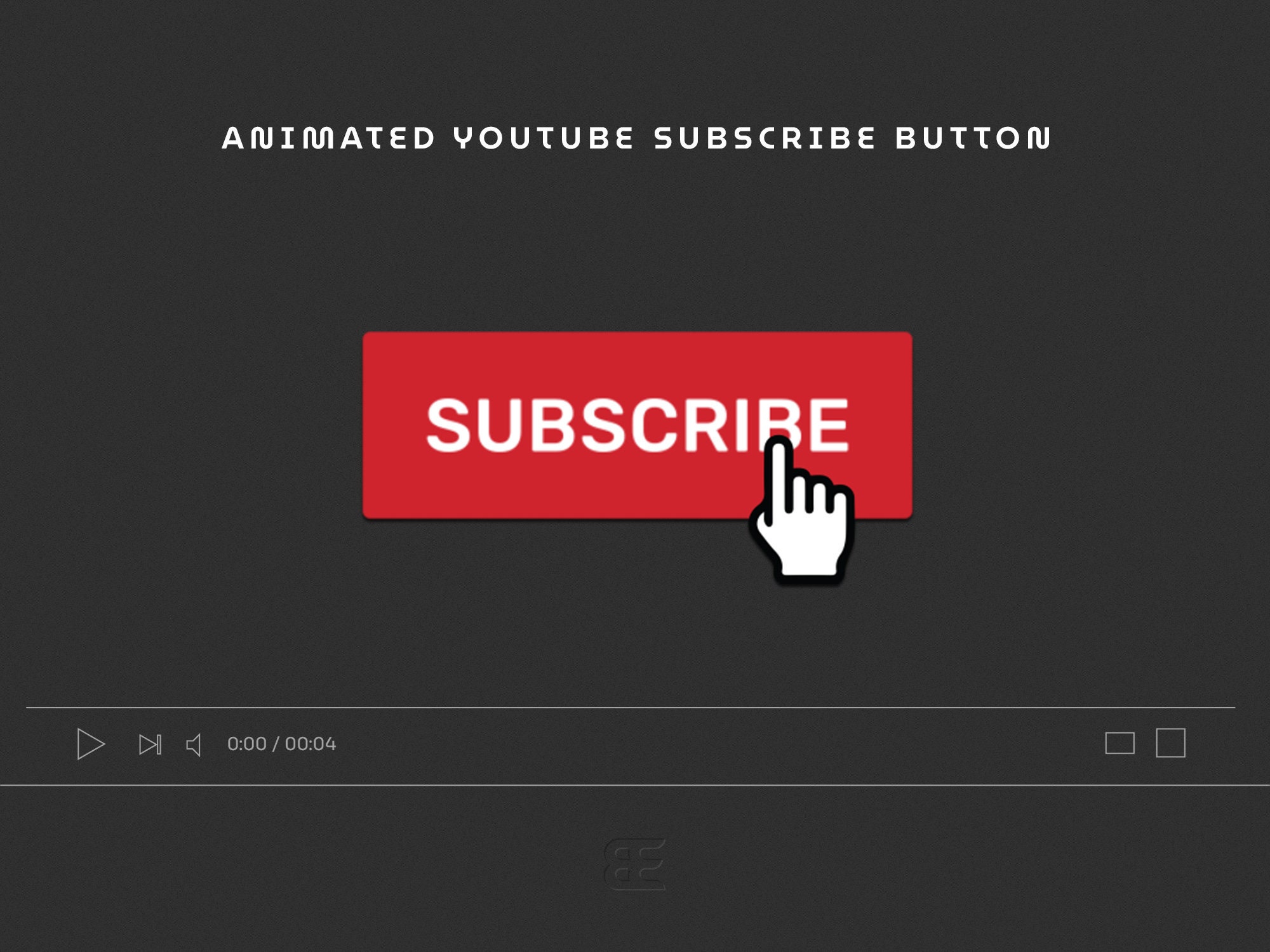 Animated Youtube Subscribe Button Minimal Animation Design - Etsy Ireland Animated Youtube Subscribe Button Minimal Animation Design - Etsy Ireland