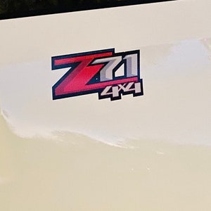 Z71 4X4 Bed Side Decals (Set Of 2)  Chevy Silverado RST z71 (2019-2021)