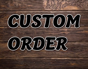 Reserved Custom Order Listing