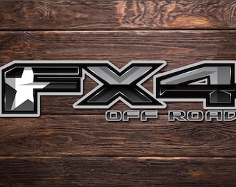 Ford F-150 FX4 Off Road Truck Bed Decals – Texas Distressed Edition | F-150, F-250, F-350 (Set of 2)