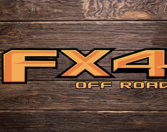Ford F-150 FX4 Off Road Truck Bed Decals – 4WD Side Graphics | F-150, F-250, F-350 (Set of 2)