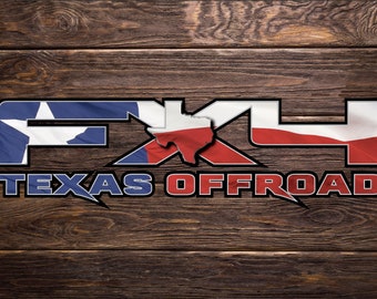 Ford F-150 FX4 Off Road Truck Bed Decals – Texas Offroad Edition | F-150, F-250, F-350 (Set of 2)