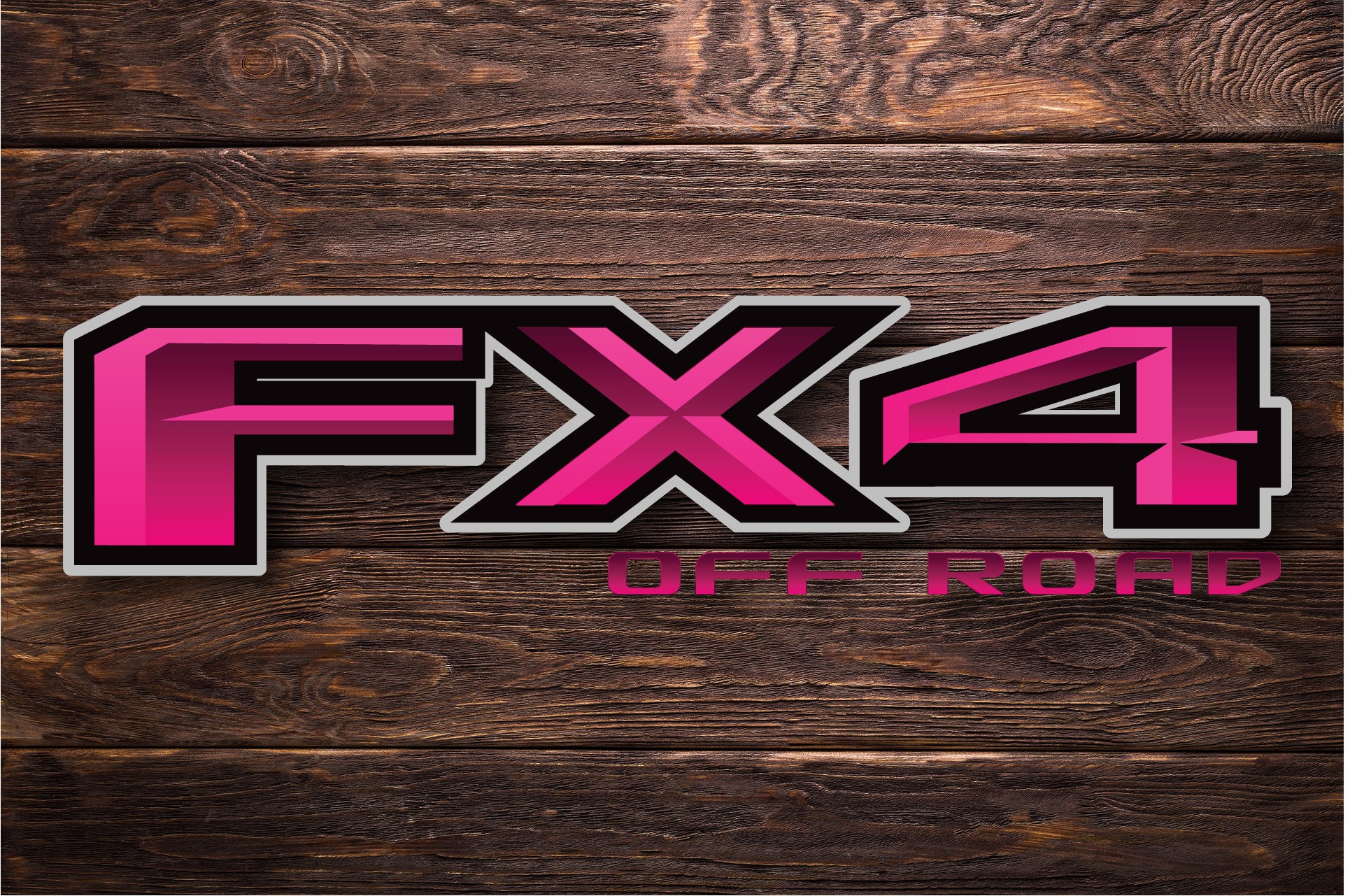 Pink F150 Sticker Ford F-150 FX4 off Road Truck Bed Decals – Hot Pink | F-150, F-250, F ...