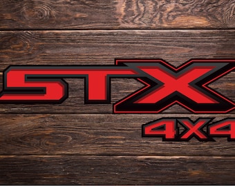STX 4X4 Decals Stickers for Ford F150 Black Widow (2015-2020) (Set of 2)