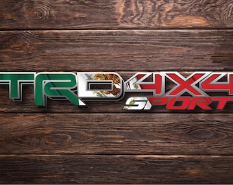 Toyota TRD Decals - Mexican Flag (Set Of Two Decals)
