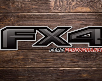Ford FX4 Off Road Truck Bed Decal Set F-150, F250, F350