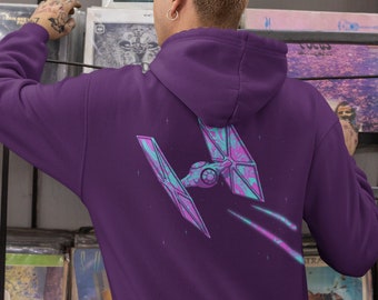 Vaporwave Star Wars Tie Dye Hoodie