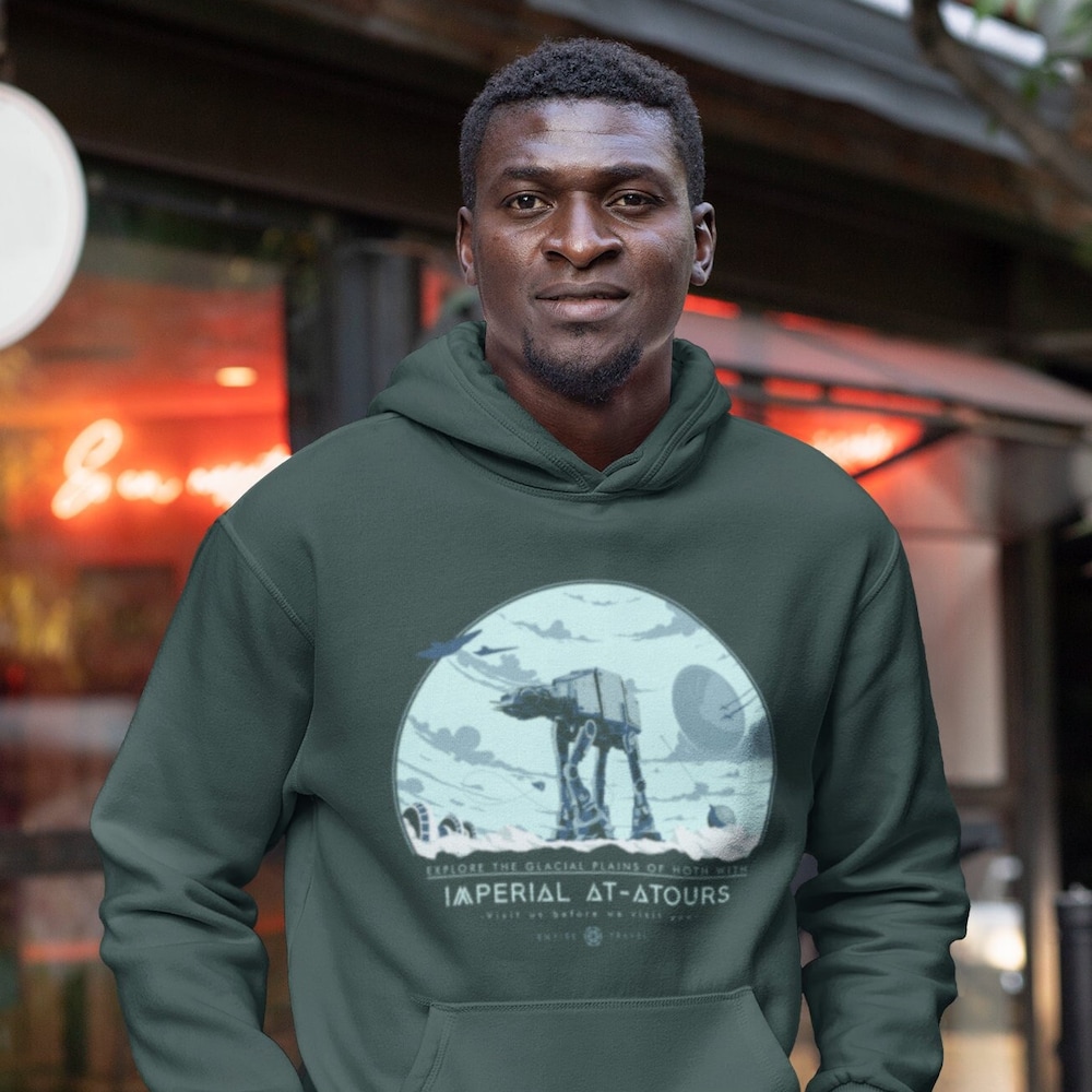 Empire Strikes Back Hoodie - Star Wars Hoodie - Trendy Hoodie - Oversized Hoodie - Lightweight Hoodie - Aesthetic Hoodie - Hoth Shirt Bespoketshirt