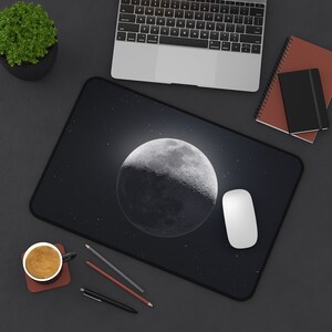 La Luna Desk Mat - Gamer Desk Mat - Full Moon Mouse Pad - Gaming Mouse Pad - MTG Playmat - Desk Mat Full Moon - Magic the Gathering - Luna