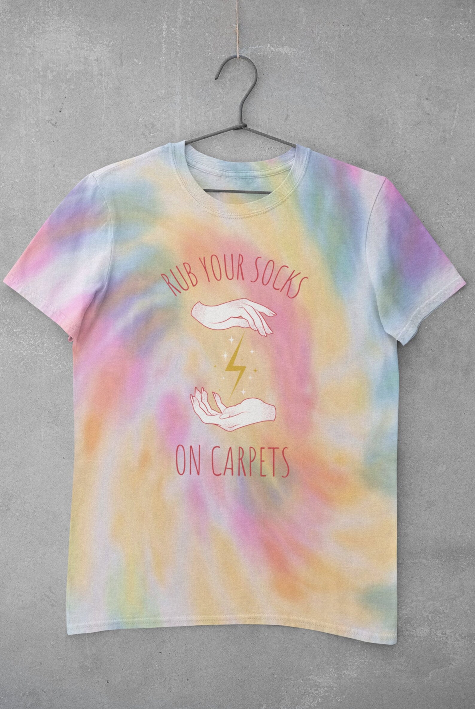 STATIC ELECTRICITY SHIRT Funny Tie Dye Tie Dye Science Tee Etsy