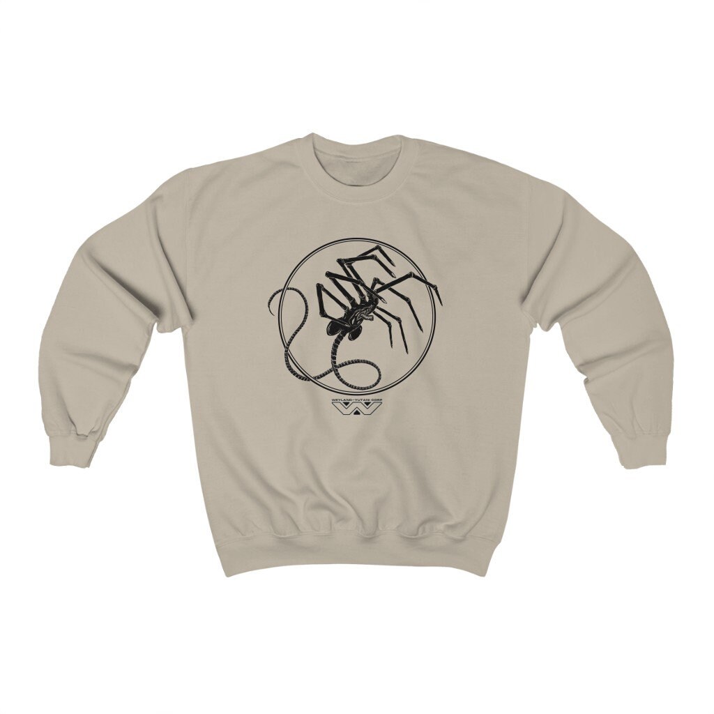 Face Hugger Sweatshirt: Xenomorph - Aliens Movie Sci-fi Art - Etsy