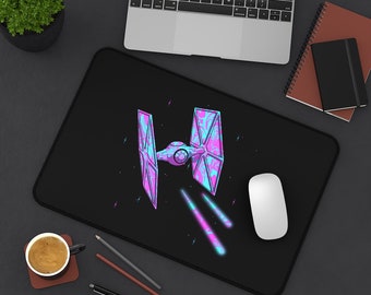 Vaporwave Tie Fighter Desk Mat: Star Wars TCG Playmat