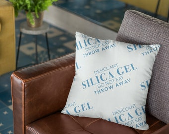Silica Gel Pillow: Teal Accent Pillow, Funny Gift