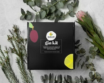 Native botanical gin kit | Bushfruit cocktail garnishes | Gin gift| Eco-conscious packaging.