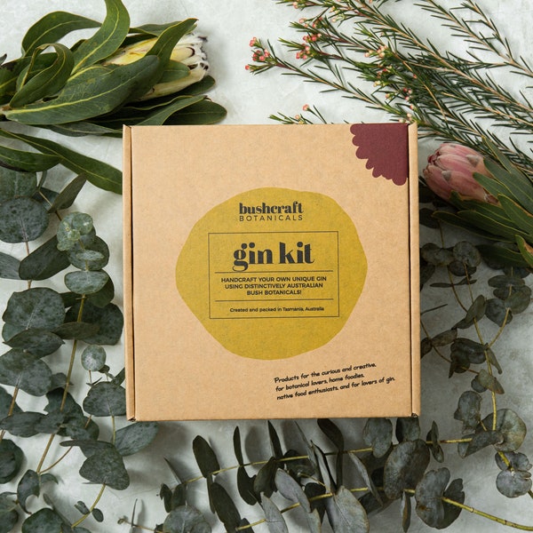 Native gin kit | Australian native gin botanicals | Great gin gift | Eco-conscious packaging.