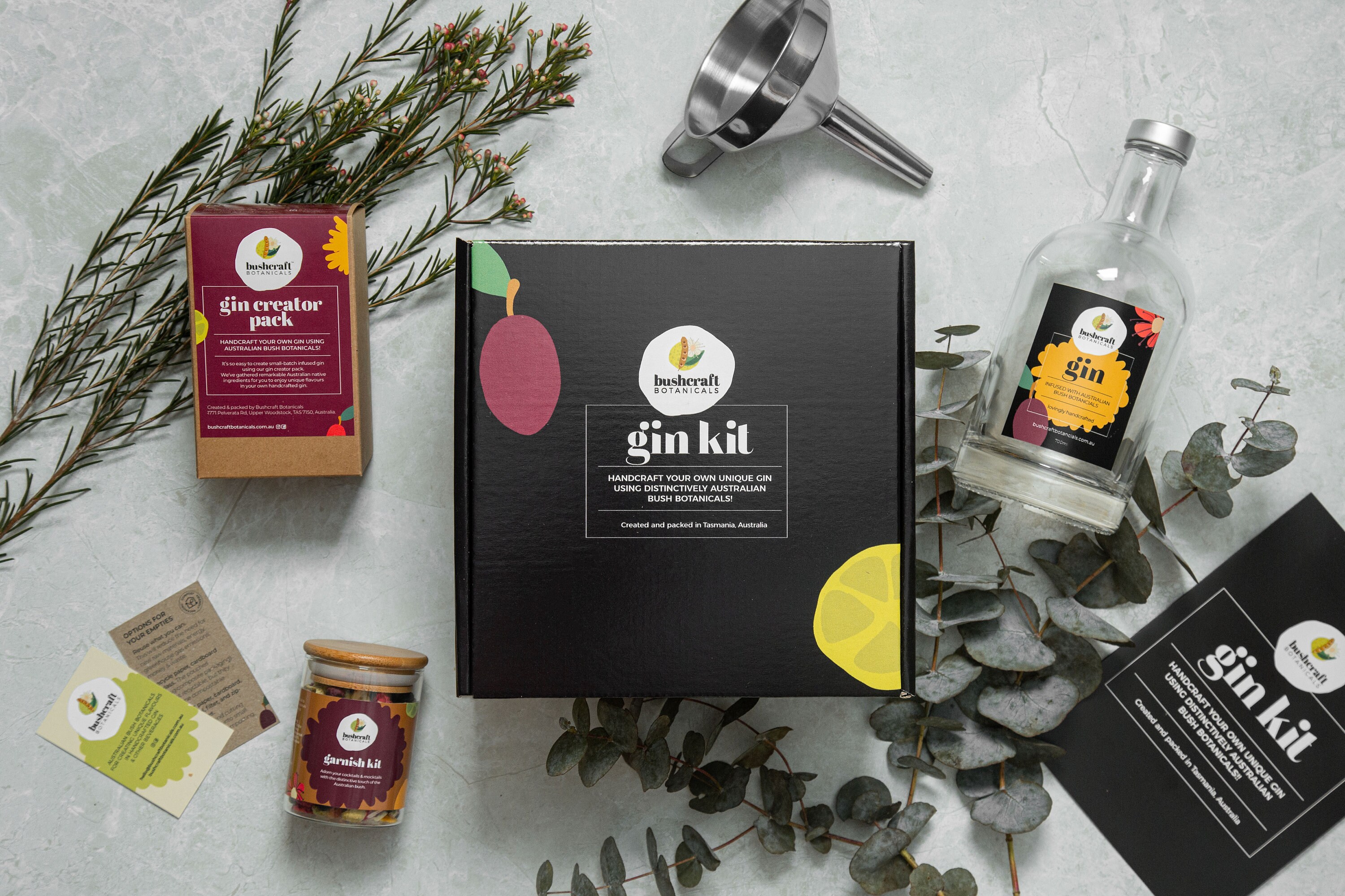 Native Botanical Gin Kit Bushfruit Cocktail Garnishes Gin Etsy Australia