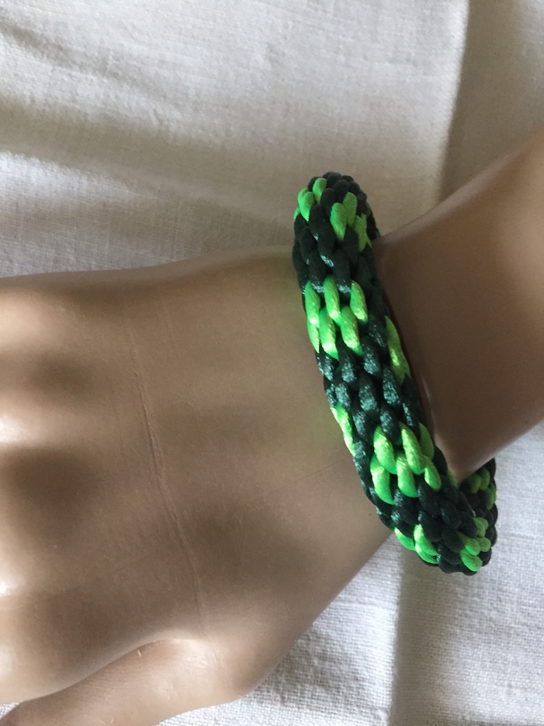 All raw materials used were made in China. Patrick\u2019s Day woven Kumihimo braided 6\u201d bracelet St