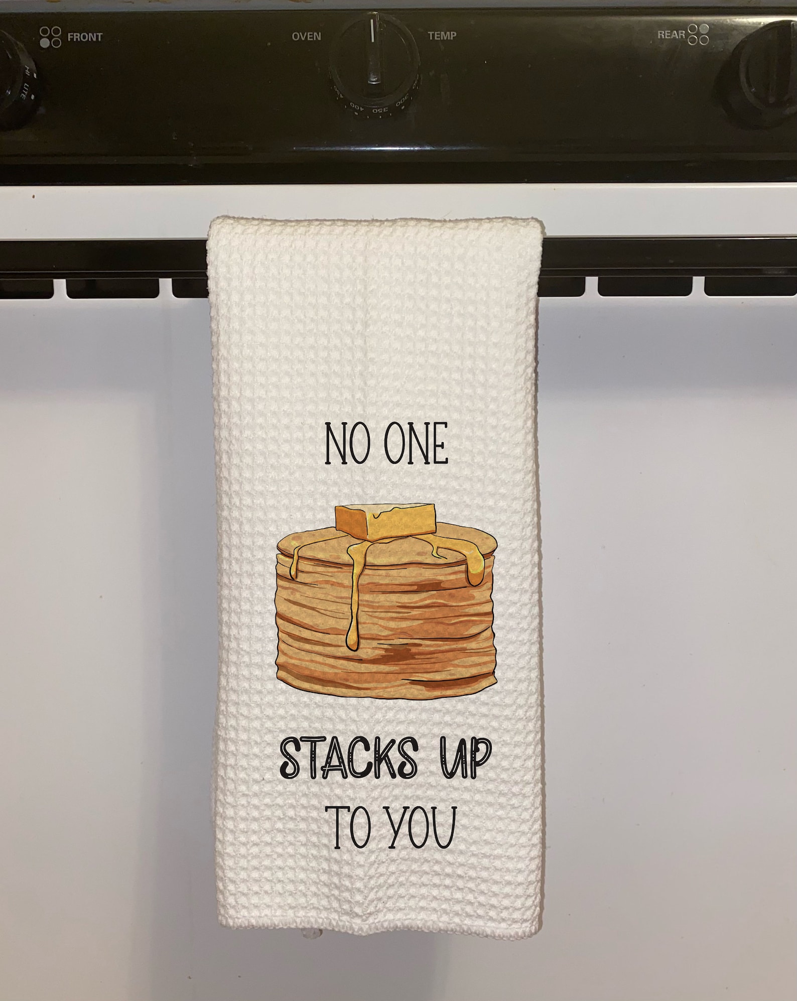 Funny Kitchen Towels Puns Pancakes Housewarming Birthday Etsy