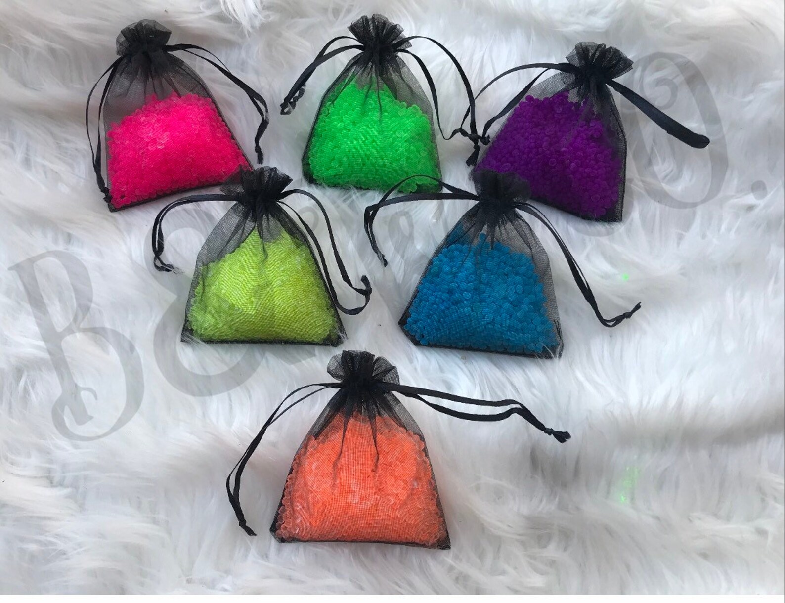 Aroma bead sachet bags Scented air freshener sheer bags Etsy