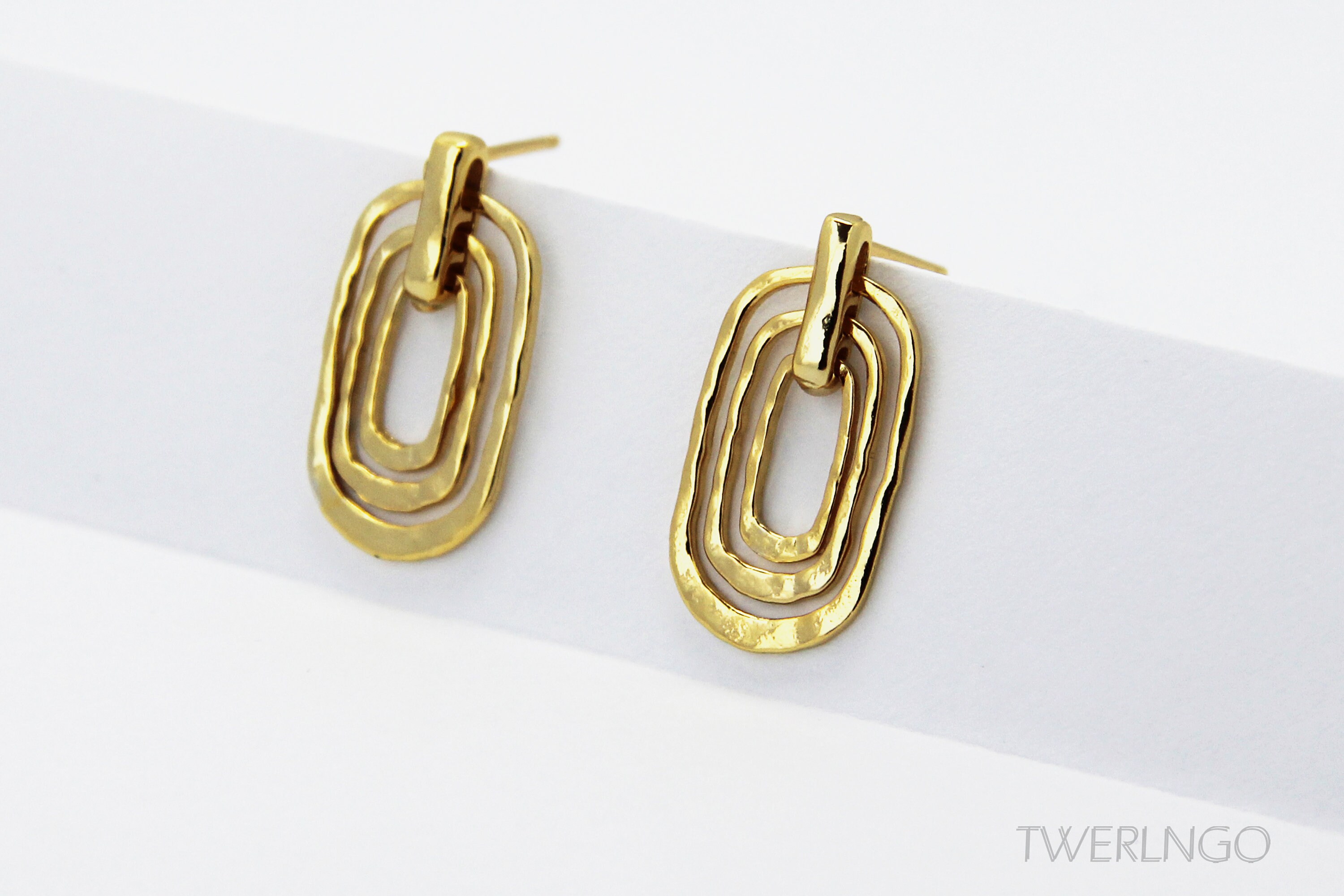 Anime Roronoa Zoro Earrings 925 Silver 18k Gold Plated