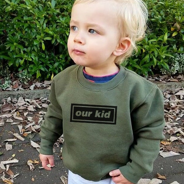 Oasis Inspired Our Kid Manchester Slang Fan Art Unisex Baby/Toddler Fleece Lined Sweatshirt